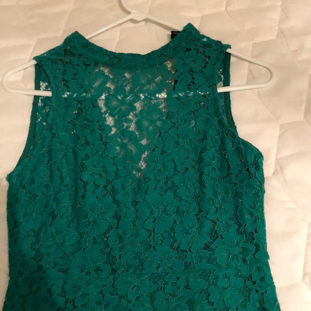 Brand new emerald lace dress